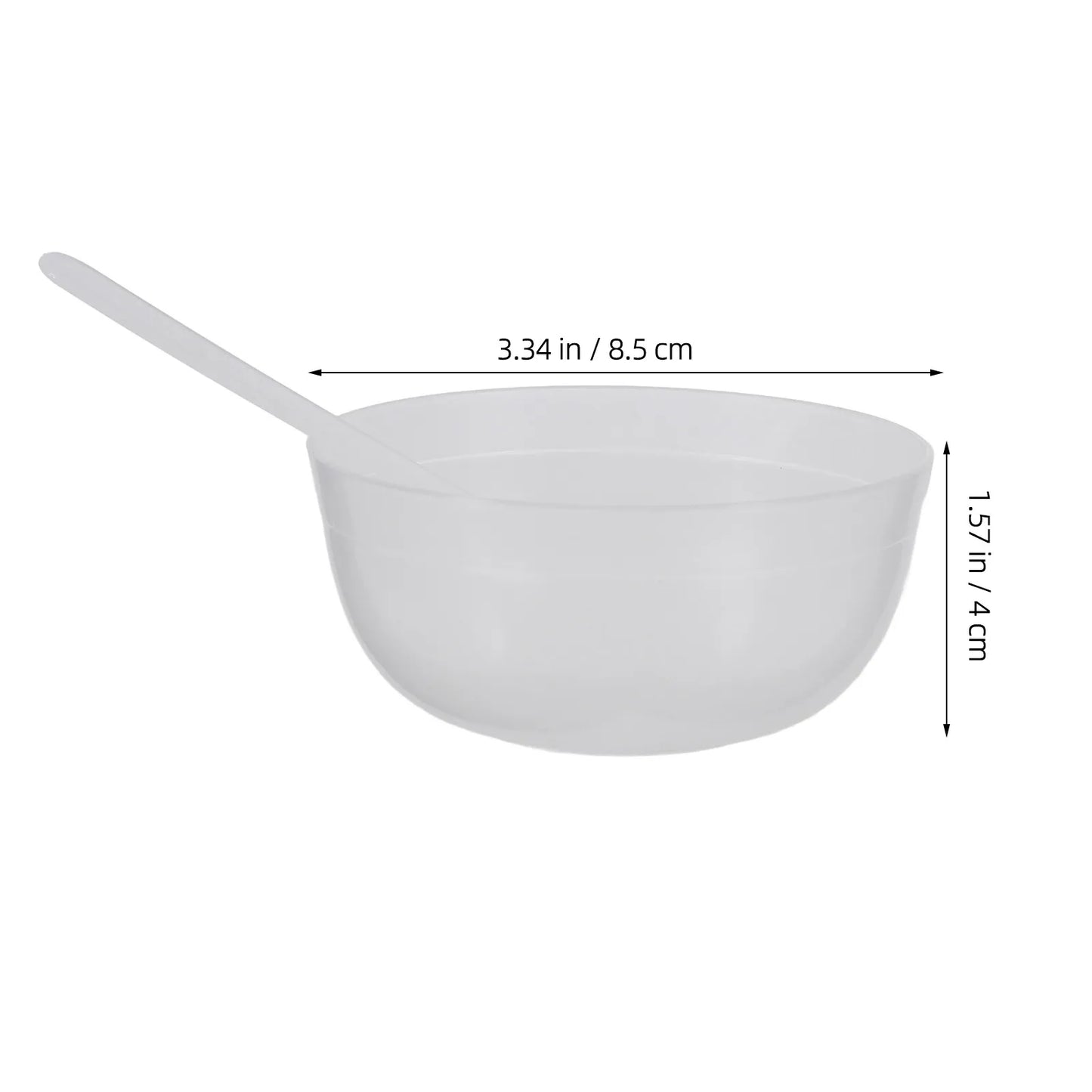 10Pcs Mixing Bowls for Crystal Mud Premium Plastic Containers Non Scratch Light Weight Adjustable Angle Washable Craft Peaceful Pleasures Health and Wellness