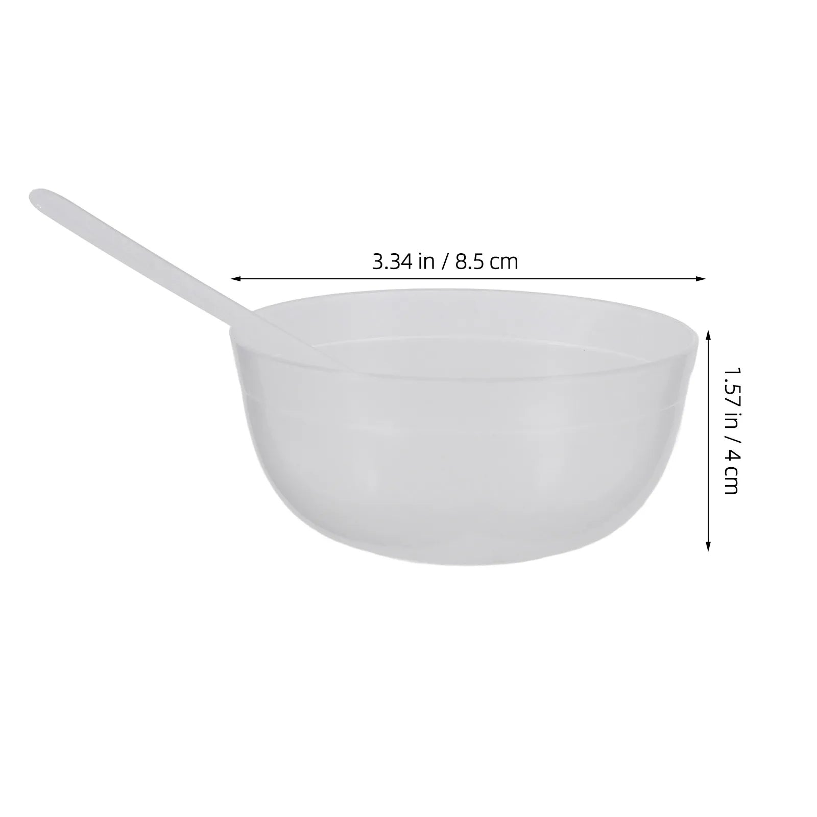 10Pcs Mixing Bowls for Crystal Mud Premium Plastic Containers Non Scratch Light Weight Adjustable Angle Washable Craft Peaceful Pleasures Health and Wellness