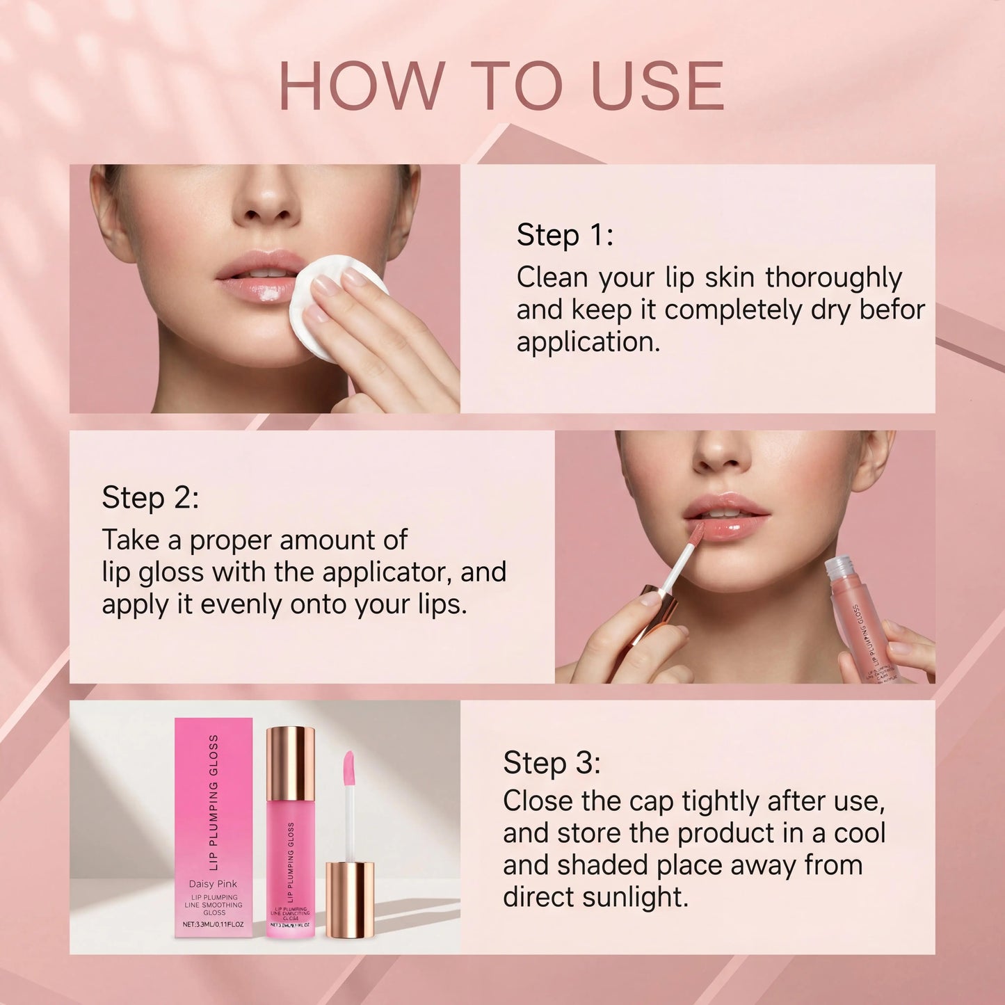 Water Light Lip Gloss – Hydrating Plumping Shine Boost