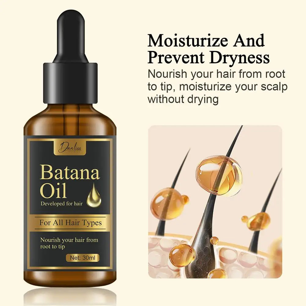 Natural Rosemary Batana Hair Care Essential Oil Repair Damaged Strengthen Roots Anti-Breakage Oils Hair Care Peaceful Pleasures Health and Wellness