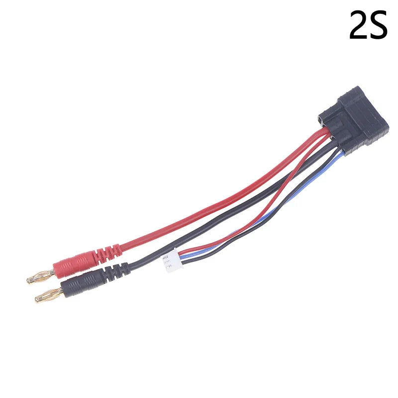 TRX ID Male Charger Lead 2S 3S 4S LiPo to 4mm Banana Plug Cable