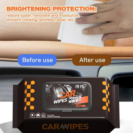 Car Interior Cleaning Wipes – Dashboard, Leather & Seat (80ct) Car Interior Wipes Peaceful Pleasures Health and Wellness