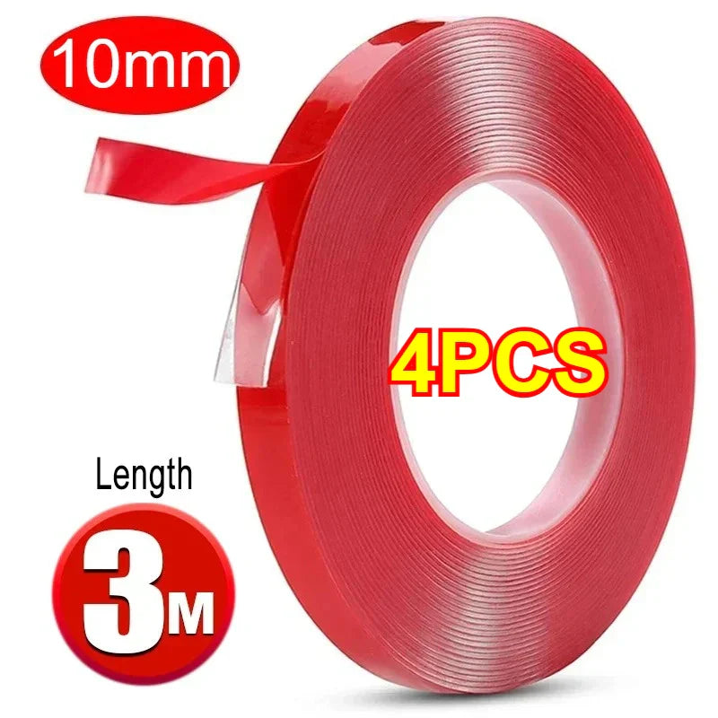 Nano Double-Sided Adhesive Tape – Transparent, Reusable, Waterproof