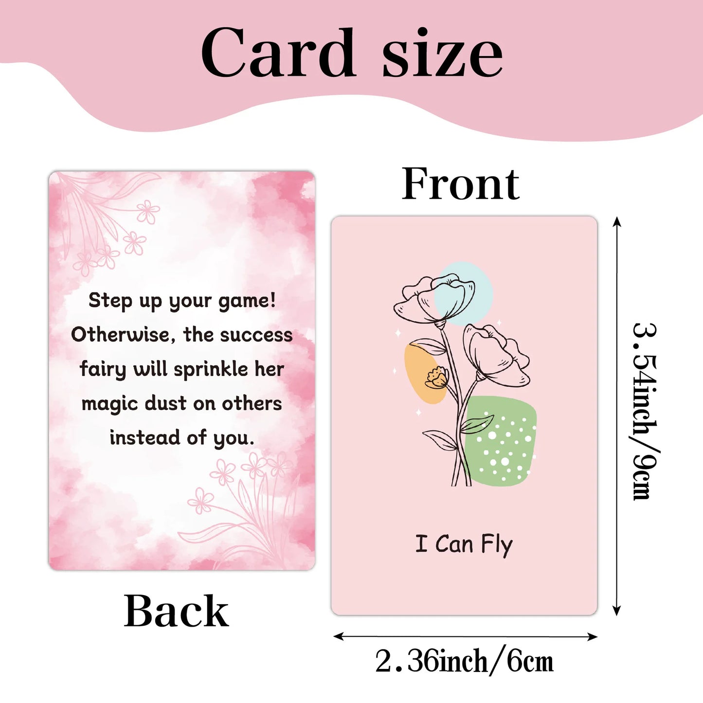 Women Affirmation Cards Daily Positive Motivation Uplifting