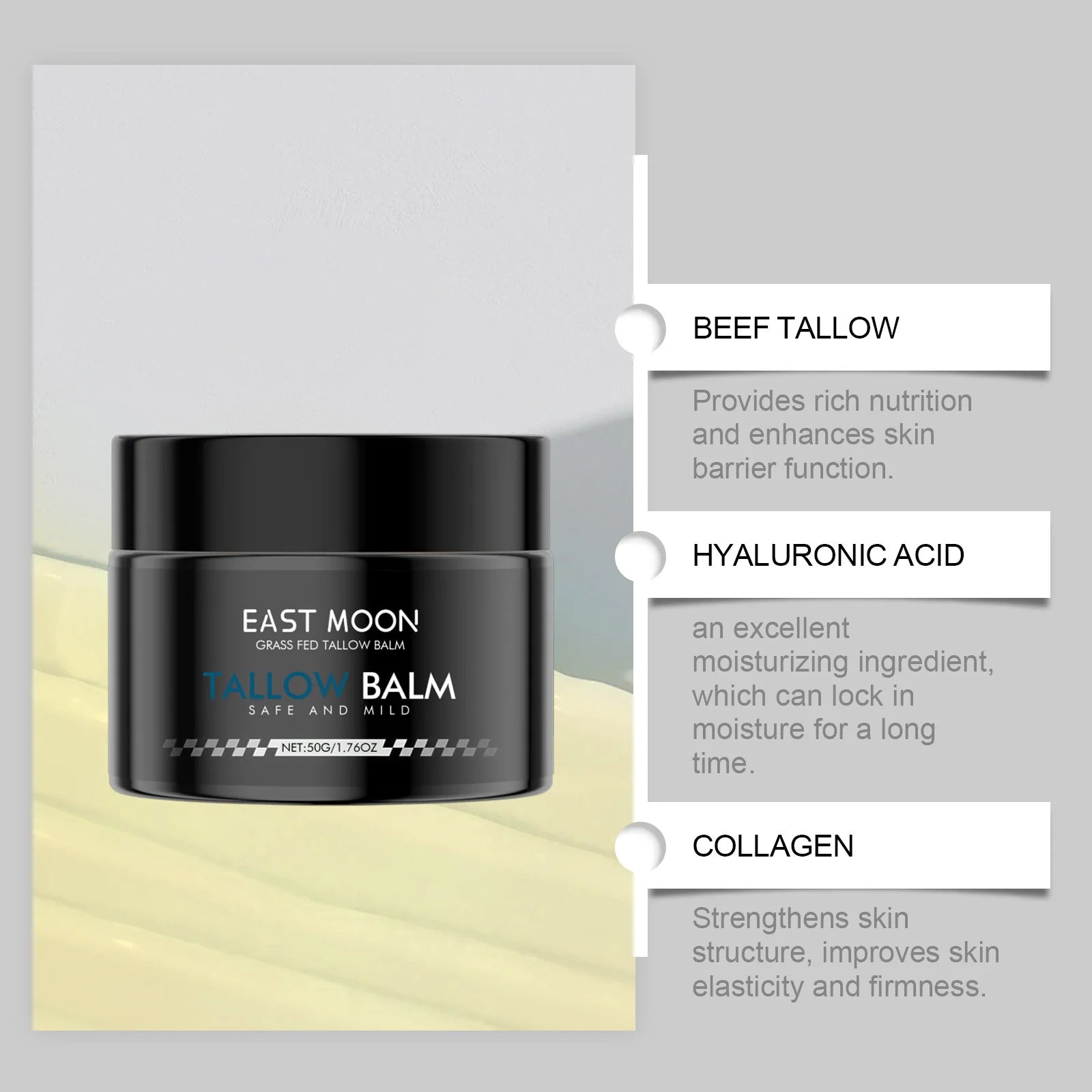 East Moon Men's Firming Face Cream Lighten Fine Lines Firming Moisturizing Daily Skin Care and Brightening Face Cream Peaceful Pleasures Health and Wellness