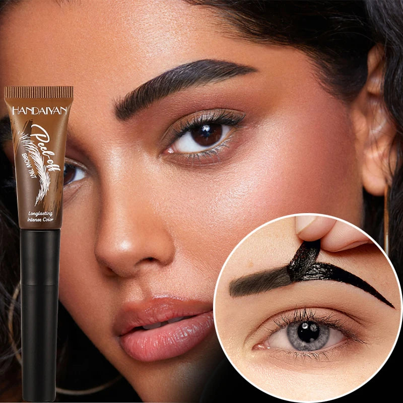 Eyebrow Dye 5-color Peel-off Waterproof Long-lasting Dye Natural And Easy To Color Beginner-friendly Quick-drying Eyebrow Dye Peaceful Pleasures Health and Wellness