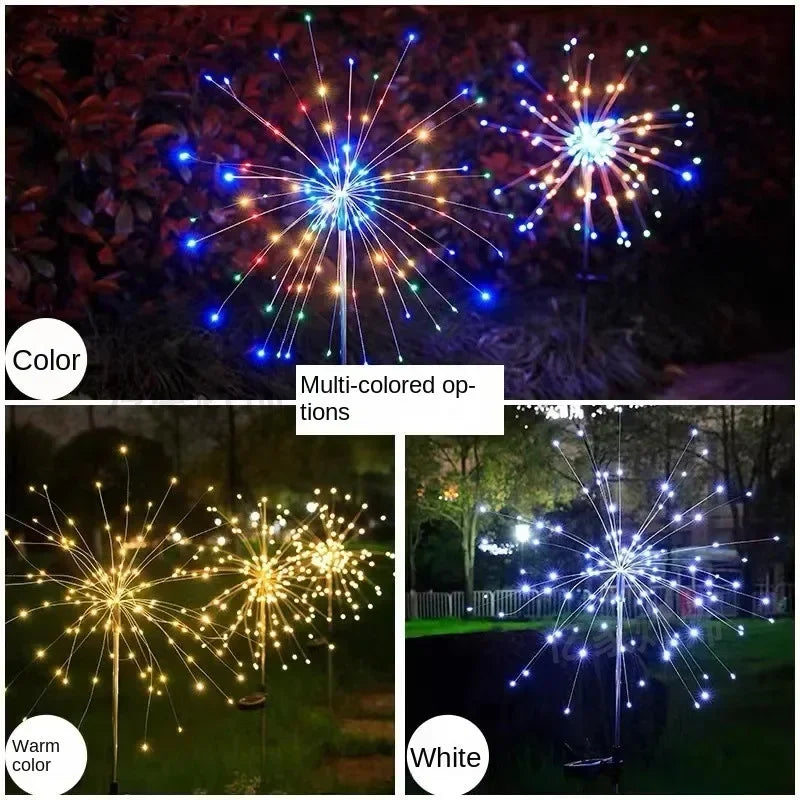 Solar Dandelion Fairy Lights – 90 LED Waterproof Garden Lamp