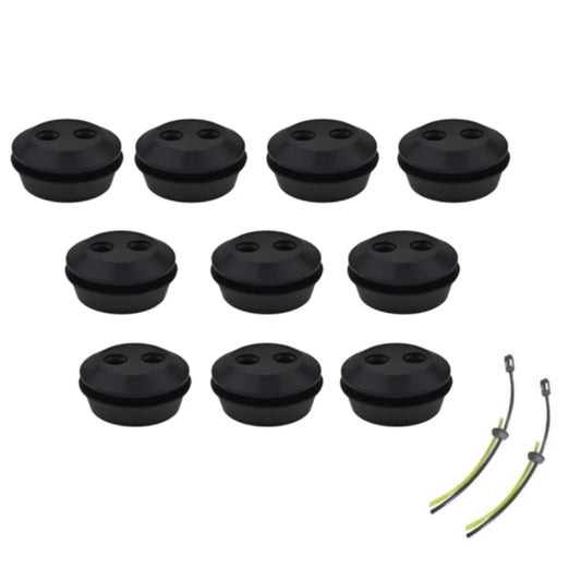 Fuel Tank Rubber Grommet 2 Holes 21 Trimmer Brush Seal Garden Supplies Peaceful Pleasures Health and Wellness