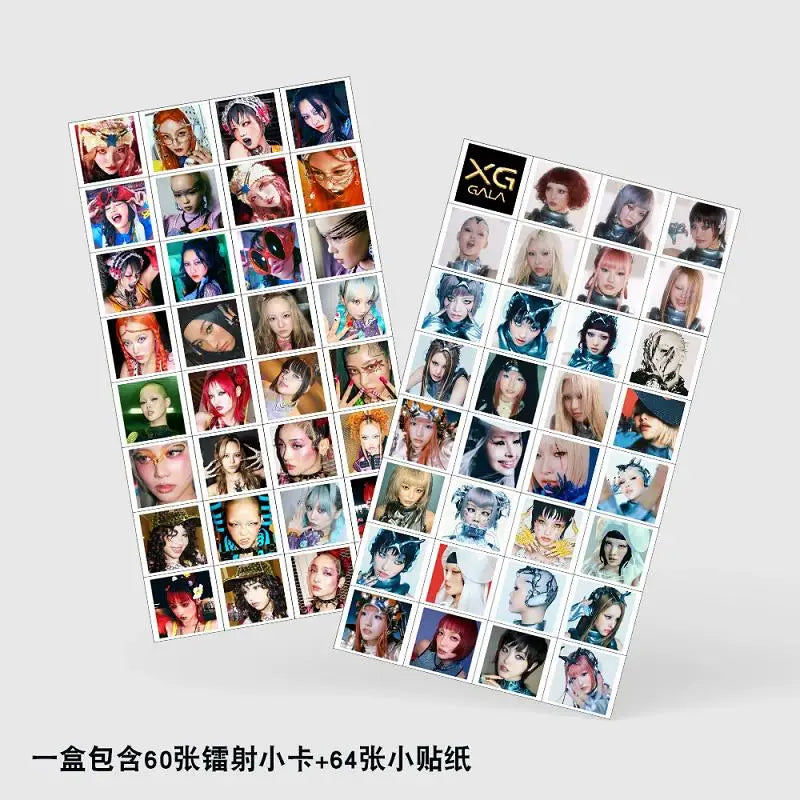 XG Album CORE Laser LOMO Cards Korean Star Holographic Photo Bonus