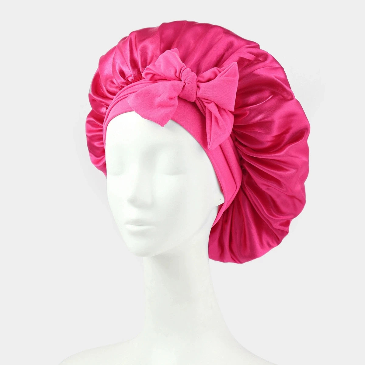 Satin Sleep Cap Night Bonnet for Women & Men – All Hair Types