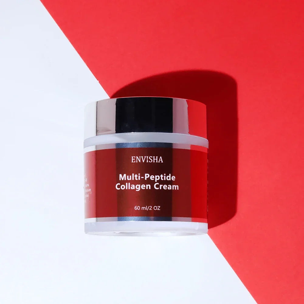 ENVISHA Multi-Peptide Collagen Face Cream – Anti-Aging, 60ml Peaceful Pleasures Health and Wellness