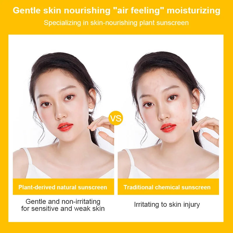 Sunscreen SPF50+ Facial Body Sunscreen Whitening Sun Cream Sunblock Skin Protective Cream Anti-Aging Oil-control Moisturizing Peaceful Pleasures Health and Wellness