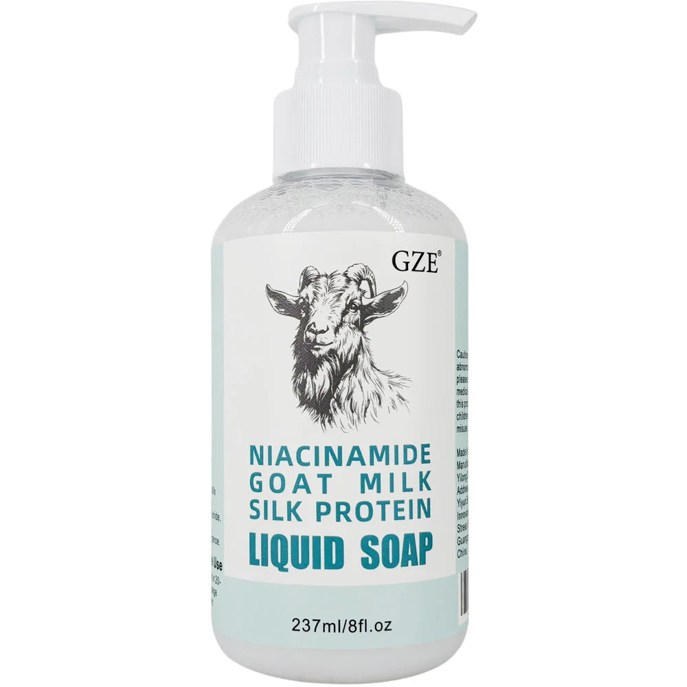 GZE Niacinamide Goat Milk Silk Protein Body Wash | pH-Balanced