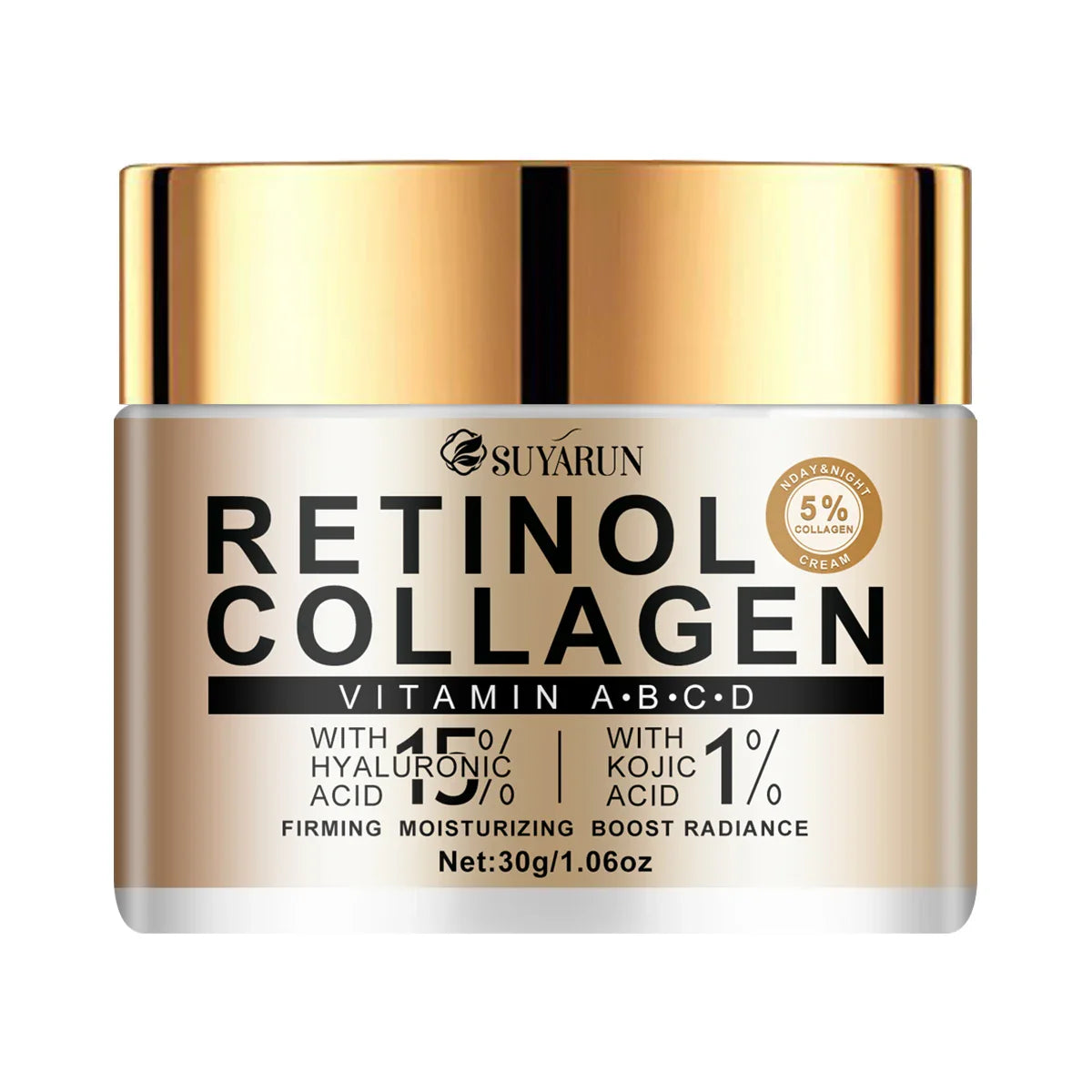 Collagen Cream with Kojic Acid & Hyaluronic Acid | Brightening