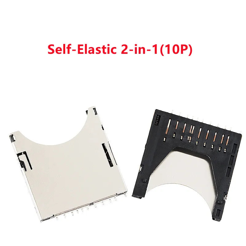10pcs SD/Mini/TF/SIM/Nano/Micro Card Holder Card Slot Size Long and Short Body with Self Elastic Flip Cover Peaceful Pleasures Health and Wellness Type-5