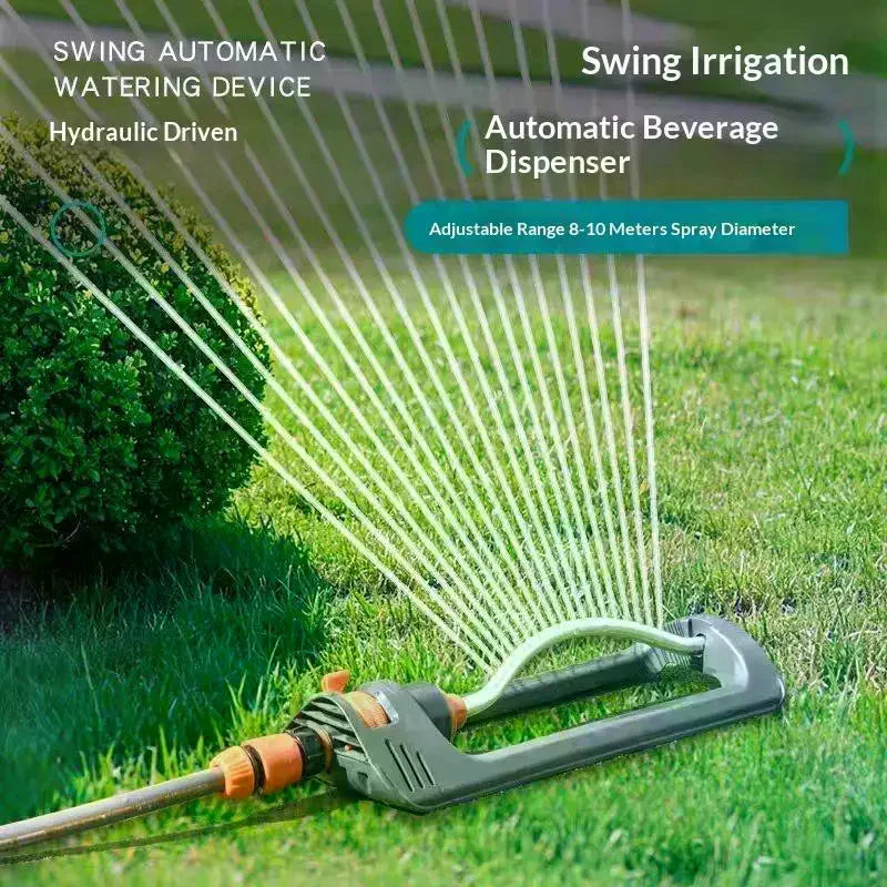 19-Nozzle Oscillating Lawn Sprinkler | Garden Irrigation Sprayer
