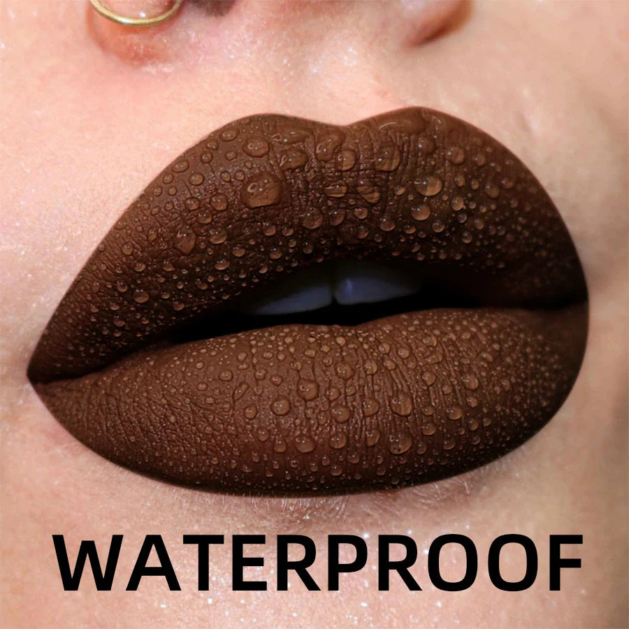 MCD 19-Shade Matte Velvet Liquid Lipstick – Waterproof Lip Glaze
