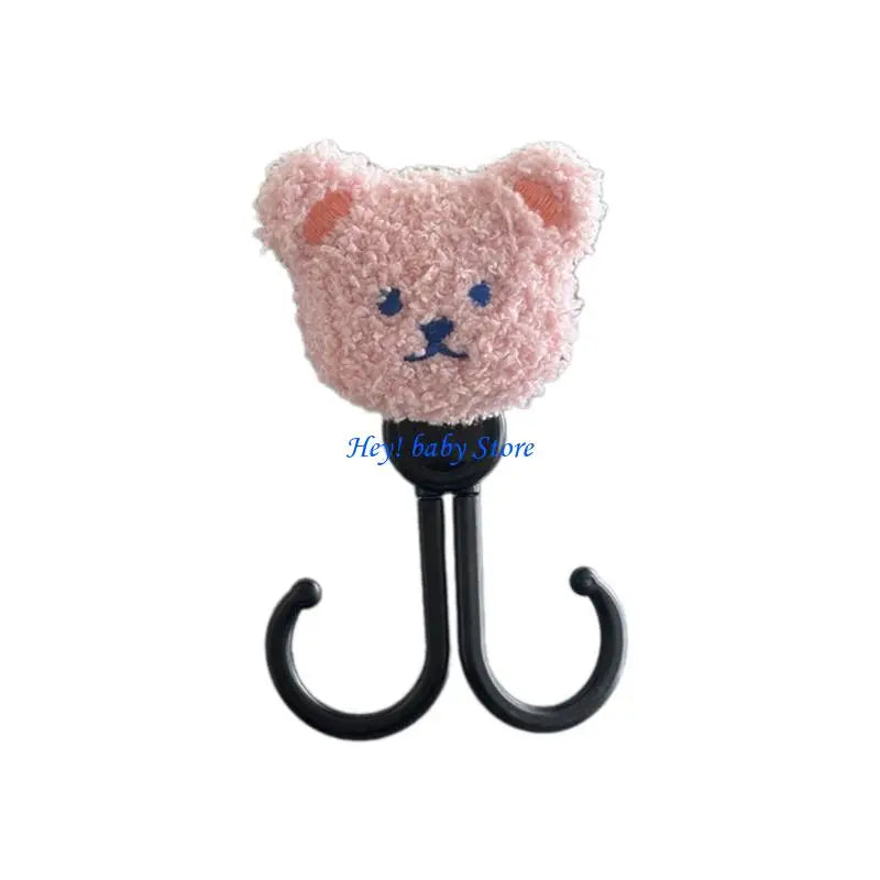 Cartoon Bear Stroller Double Hook Organizer | Pushchair Hanger