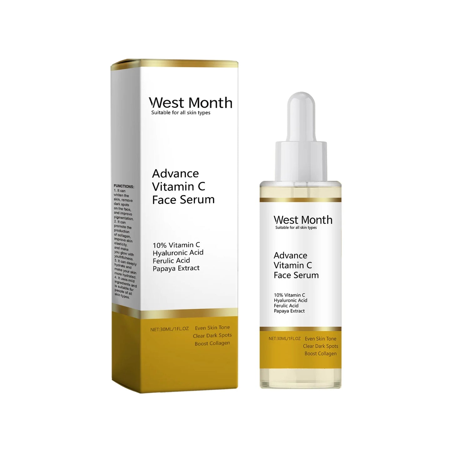 Vitamin C Face Serum – Dark Spot Corrector & Brightening