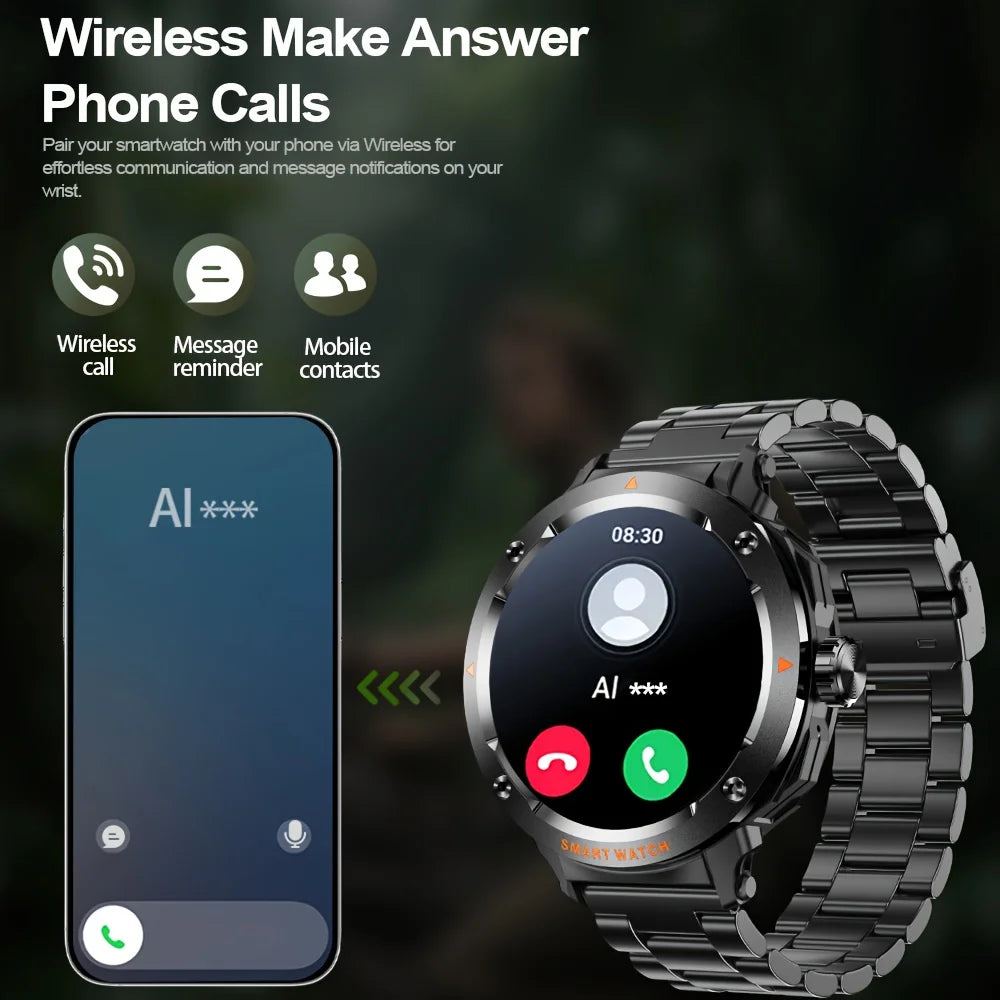 ERUN 2026 Smart Watch – Multi-Sport, Voice Assistant & Sleep Tracker