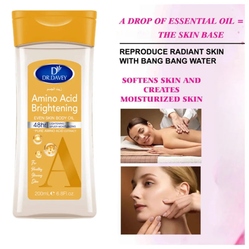 DR.DAVEY Amino Acid Body Oil Amino Acid Body Massage Essential Oil Beauty Salon Essential Oil Peaceful Pleasures Health and Wellness