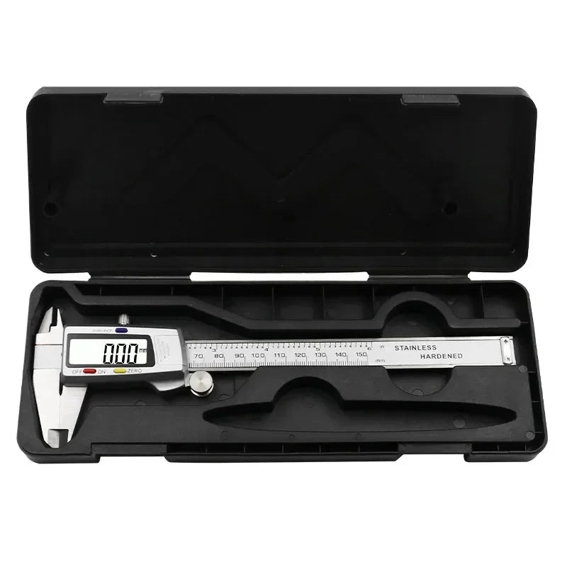 Measuring Tool Stainless Steel Digital Caliper 6 "150mm Messschieber Paquimetro Measuring Instrument Vernier Calipers Ruler New Peaceful Pleasures Health and Wellness
