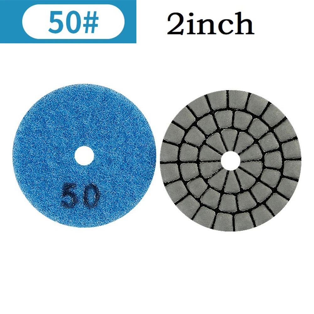 1X Dry Polishing Pad Granite Marble Sanding Disc Stone Dia-mond