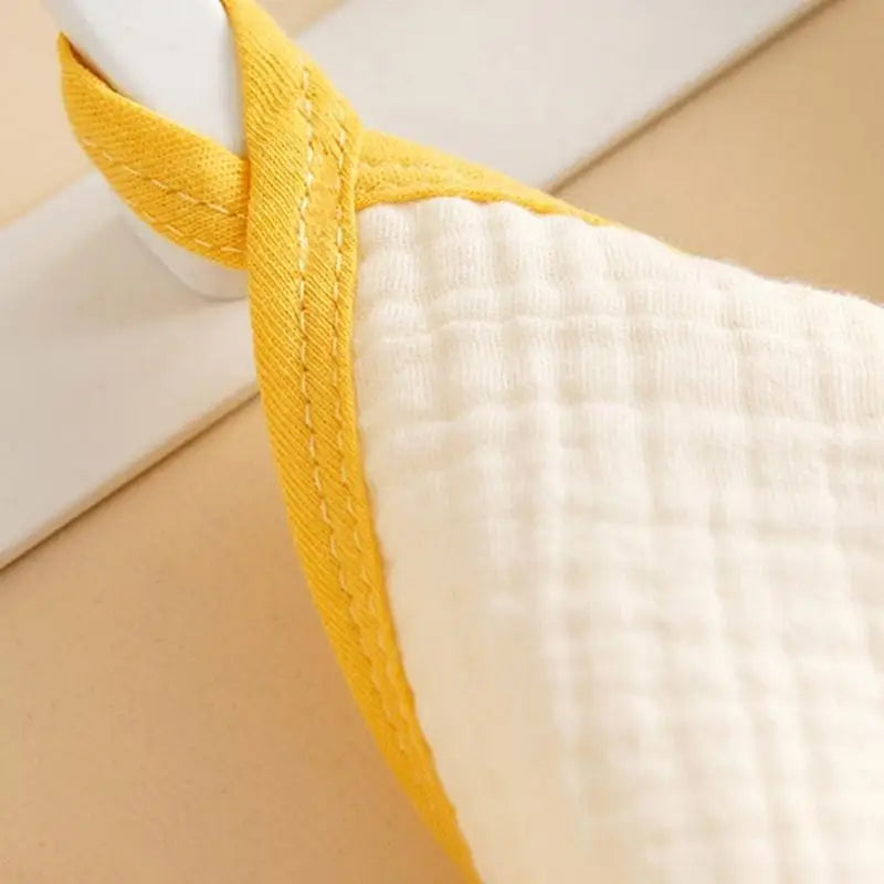 4-Layer Cotton Baby Washcloth | Soft Absorbent Crepe Towel