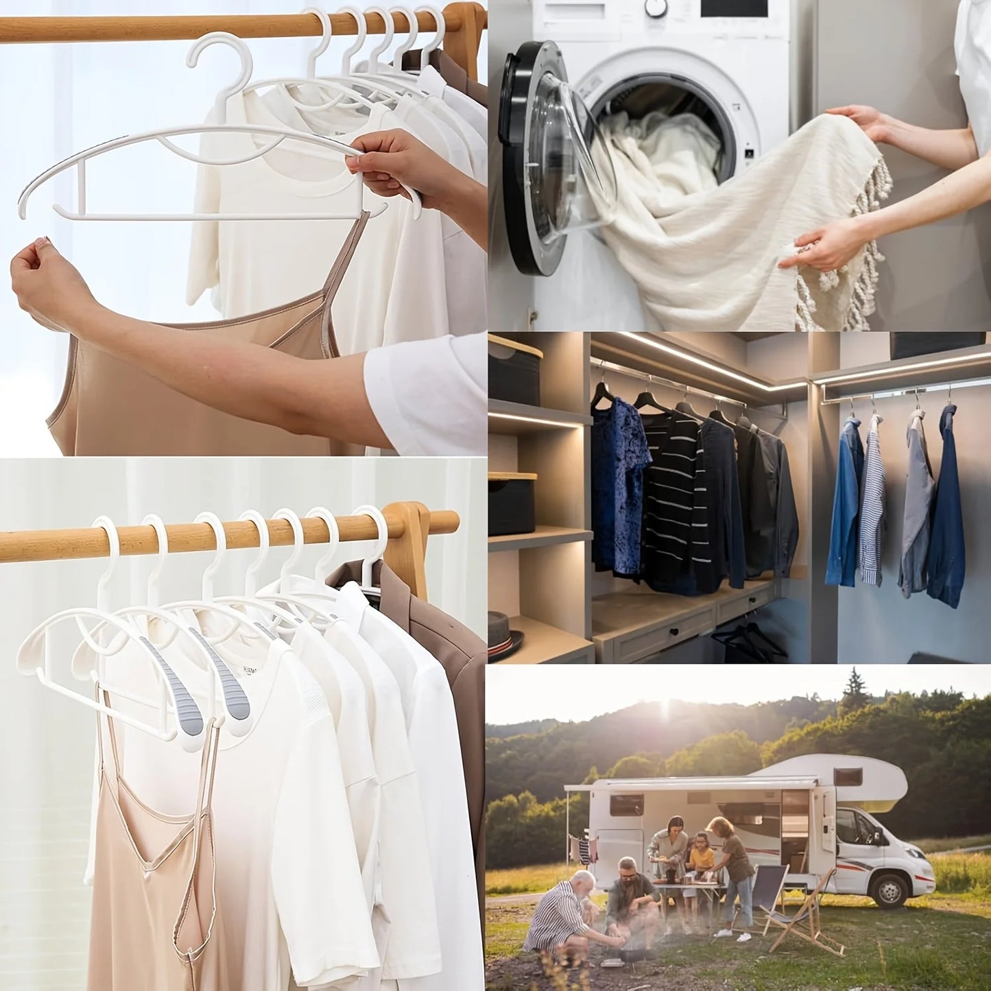 10-Pack Non-Slip Heavy Duty Wide Plastic Hangers for Closet Closet Clothes Hangers Peaceful Pleasures Health and Wellness
