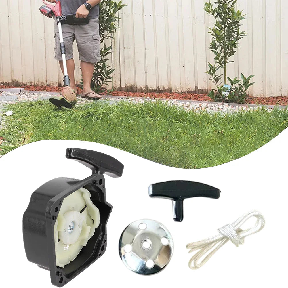 Brush Cutter Starter 33cc 43cc 52cc Engines Disc Handle X Pull Cord