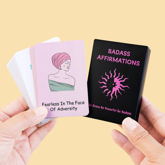 Women Affirmation Cards Daily Positive Motivation Uplifting Peaceful Pleasures Health and Wellness 60pcs