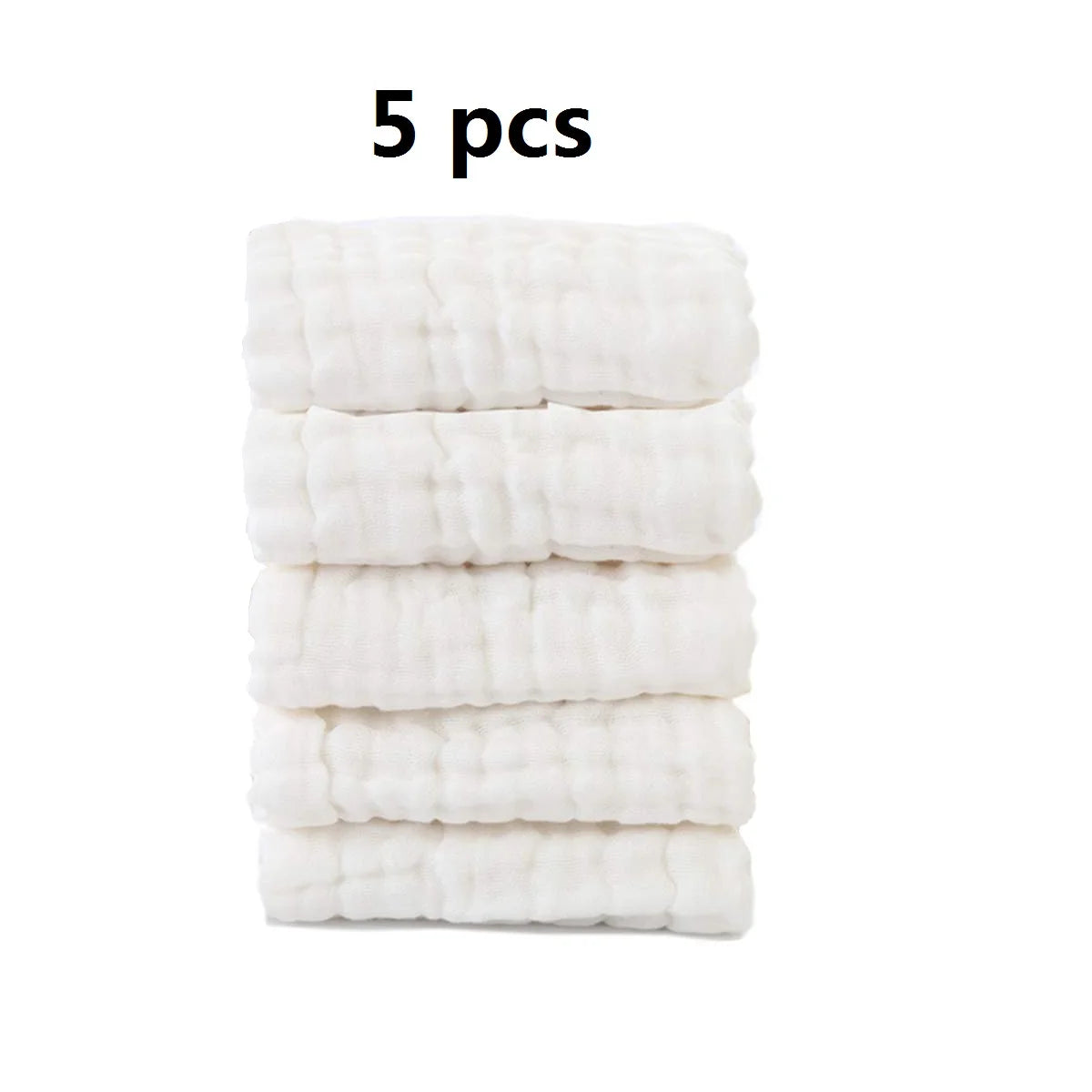 Baby Muslin Washcloths – Soft 6-Layer Cotton Newborn Face Towels