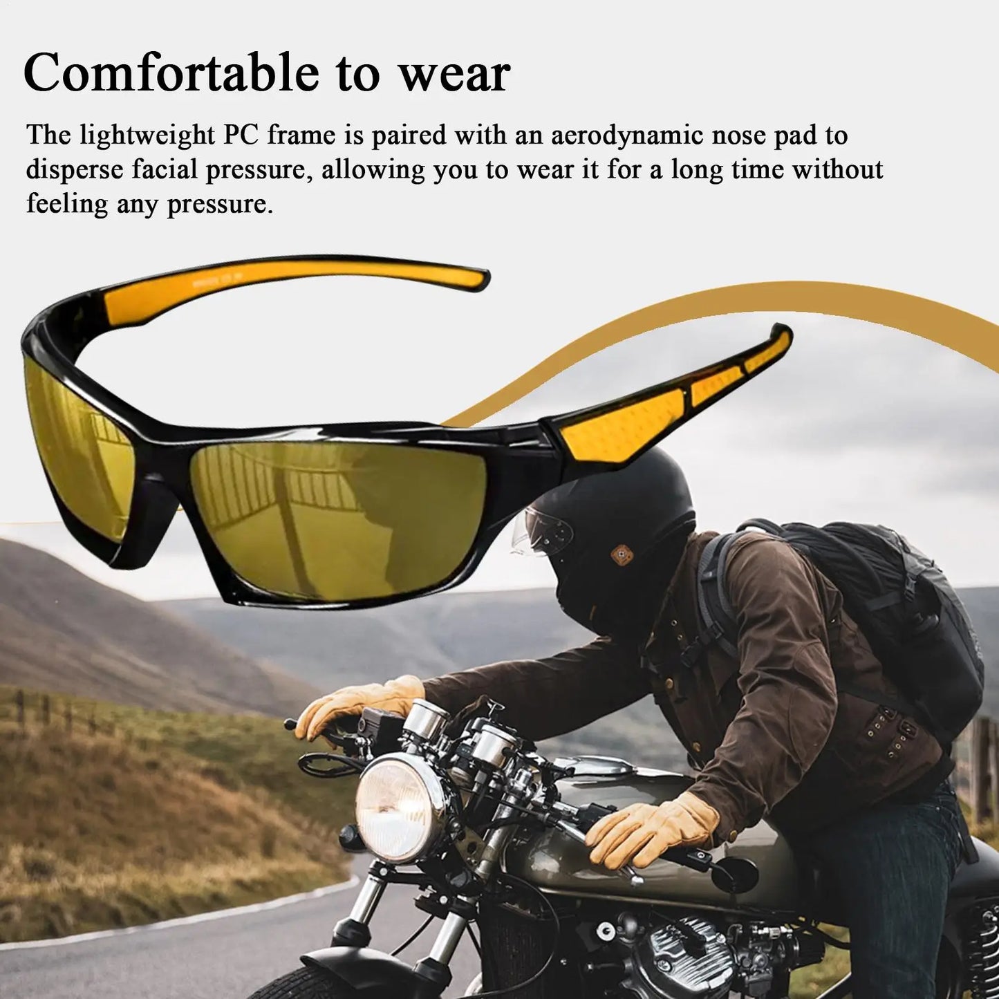 Men's Polarized Sports Sunglasses UV400 Cycling Fishing Driving