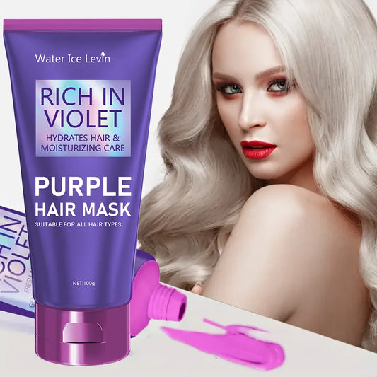 Purple Keratin Hair Mask – Deep Repair for Dry & Frizzy Hair Deep Conditioning Hair Mask Oasis Select