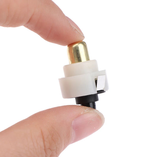 New 2Pcs 20mm LED Flashlight Push Button Switch ON/ OFF Electric Torch Tail Switch Peaceful Pleasures Health and Wellness