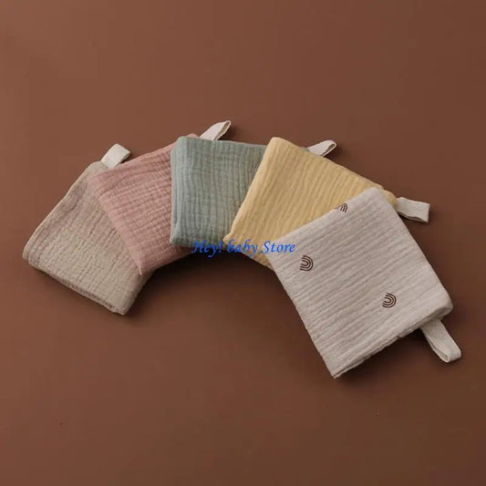 10-Pack Baby Washcloths | Soft Cotton Gauze Facecloths & Burp Cloths Baby Washcloth Set Peaceful Pleasures Health and Wellness