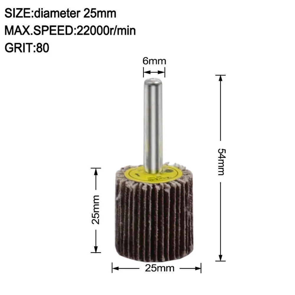 16- 80 Grit Sanding Flap Wheel Disc Abrasive Grinding Dremel