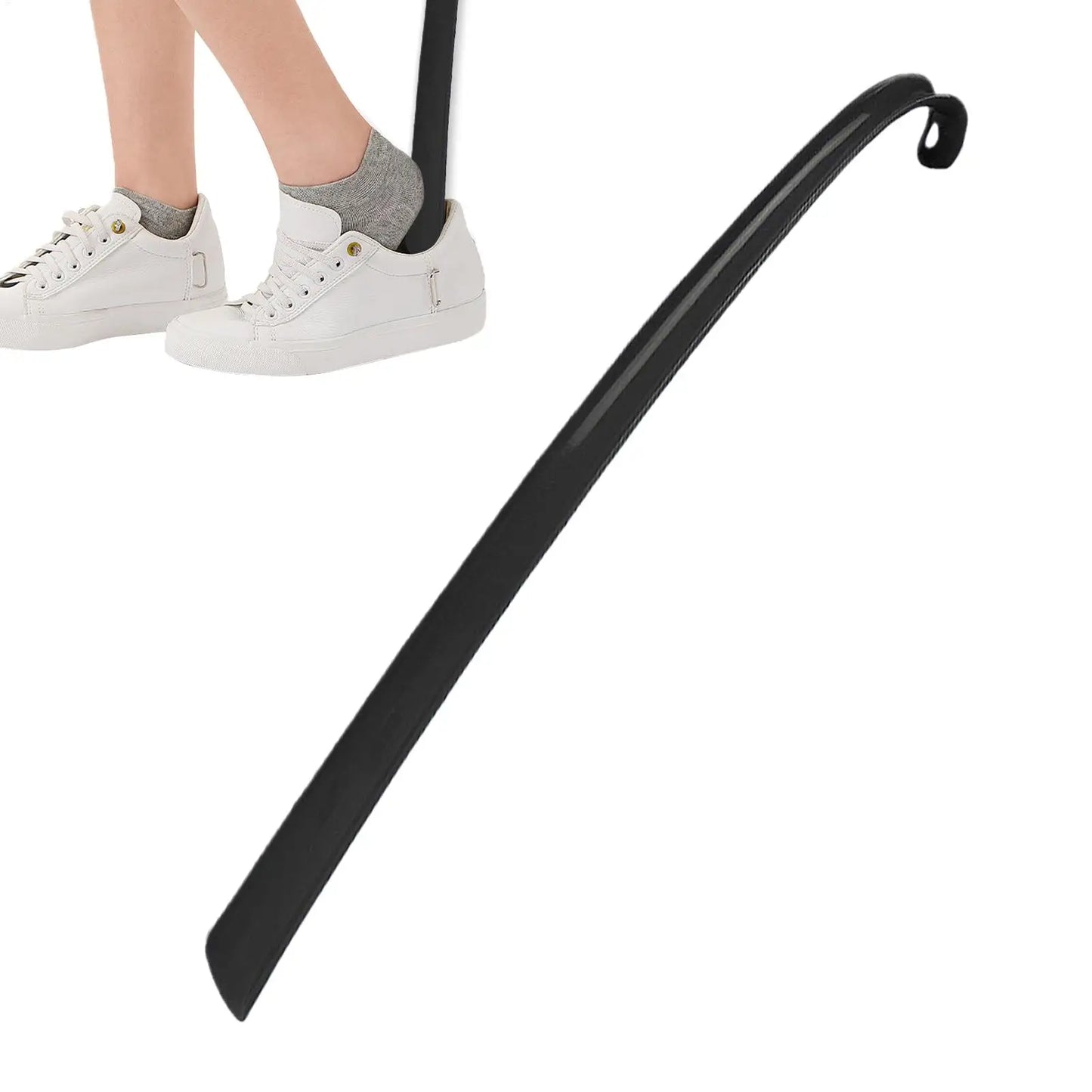 Long Handle Shoe Horn 16.7" ABS – Men, Women & Kids