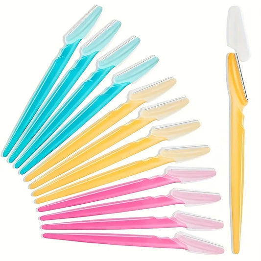 Women's Eyebrow Razor & Face Hair Trimmer Set with Covers Eyebrow Razor Set Peaceful Pleasures Health and Wellness