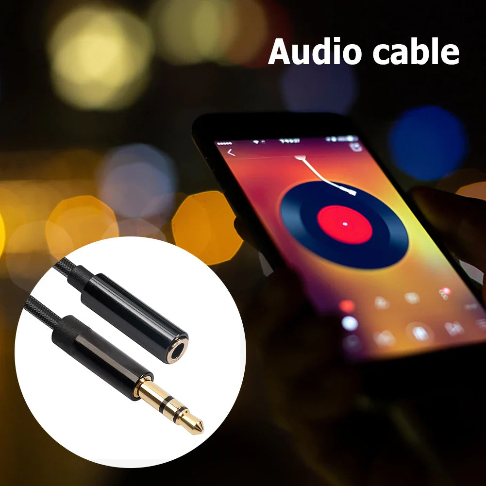 3.5mm Male to Female Audio Extension Cable – Aux Adapter
