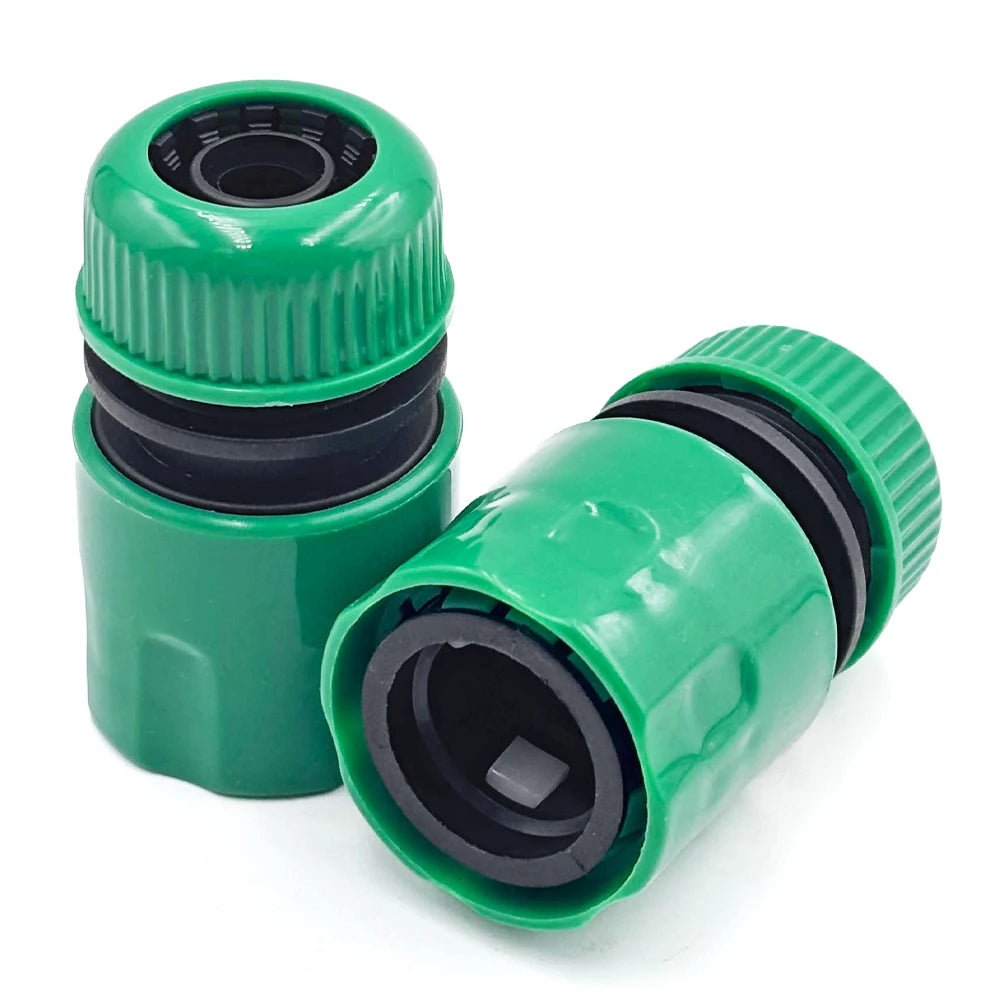 5 Pcs 1/2 " Hose Joint Quick Coupling Connector For Garden Irrigation Plastic Car Wash Peaceful Pleasures Health and Wellness