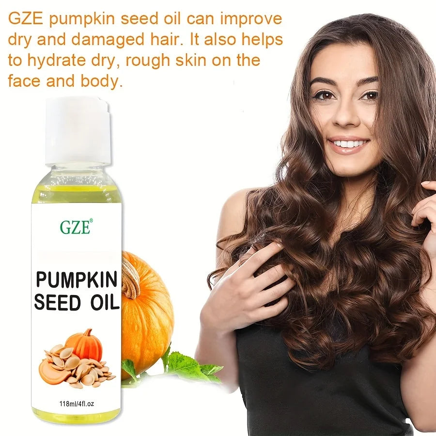 GZE Organic Pumpkin Seed Carrier Oil Cold Pressed 118ml