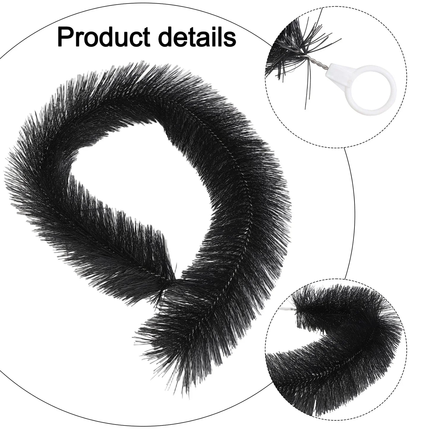 1M Gutter Guard Brush – Heavy-Duty Leaf & Debris Filter
