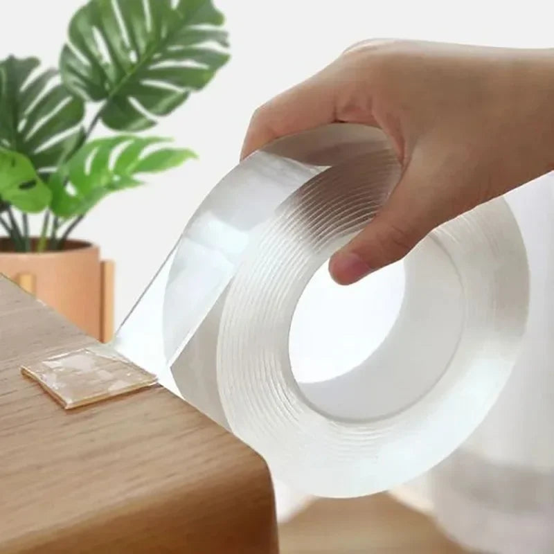 Reusable Double-Sided Nano Tape – Waterproof Adhesive Strips