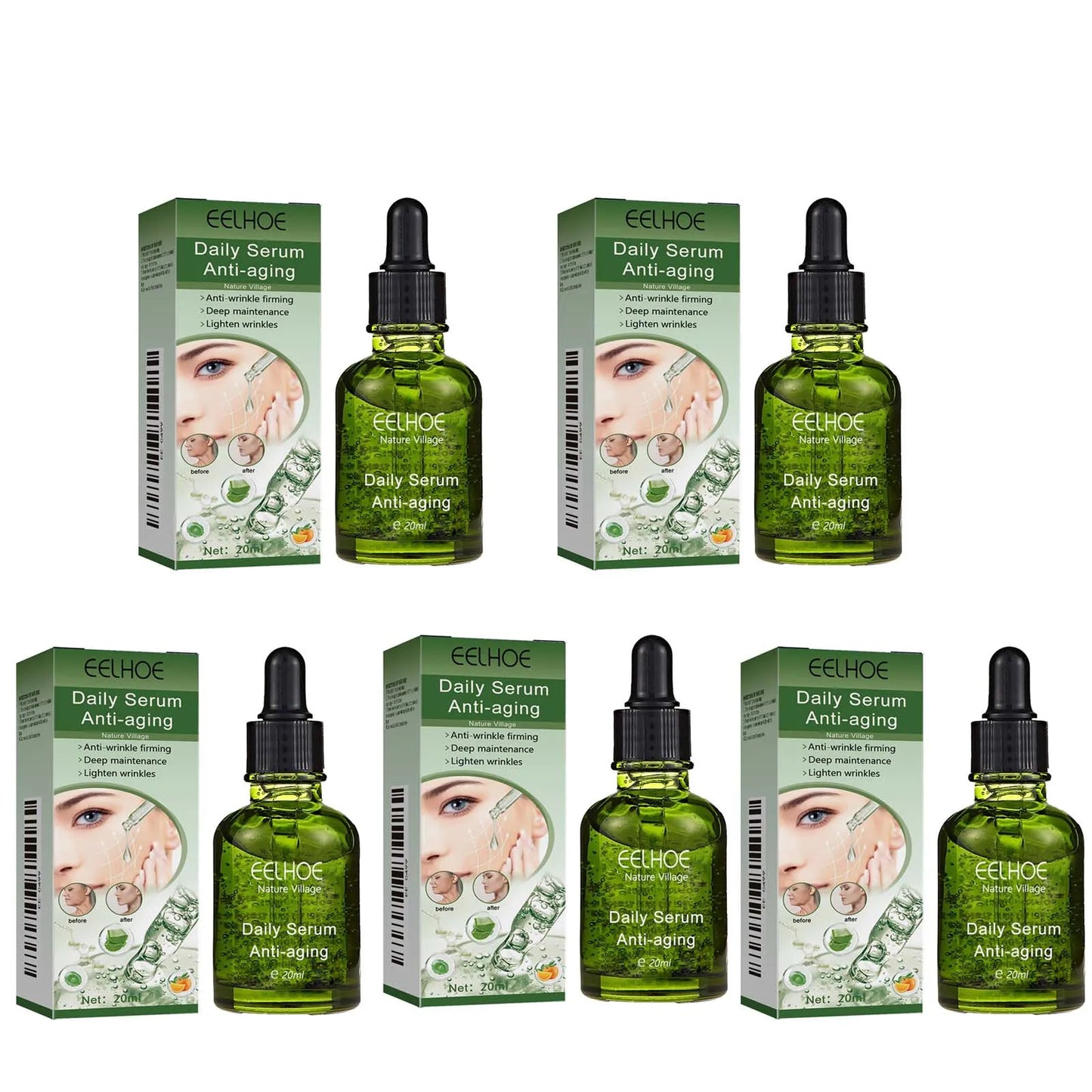 Lifting & Firming Daily Face Serum – Wrinkles, Pores & Glow