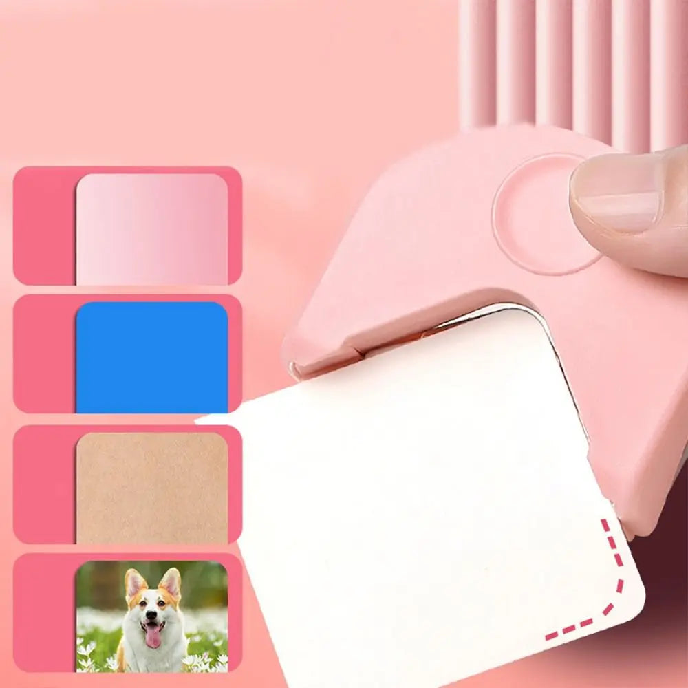 Portable Paper Trimmer R4 Corner Punch Arc-shaped Paper Cutter R4 Corner Rounder DIY Craft Metal Cutting Supplies Peaceful Pleasures Health and Wellness