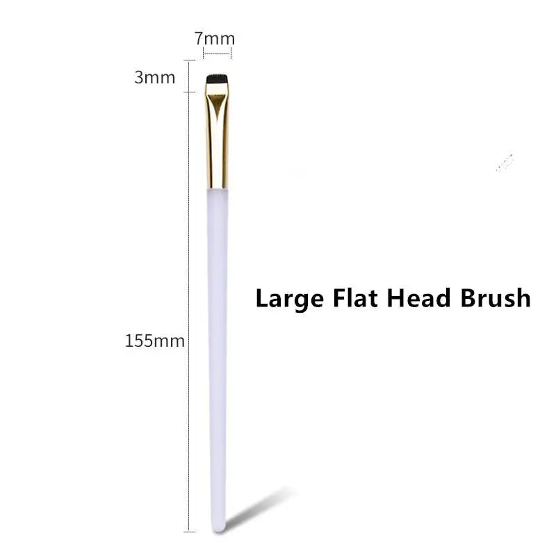 1 Pcs Gradient Handle Flat Brush Perming Eyelashes Lash Lift Tool Eyelash Perm Rod Eyelash Applicator Makeup Tools & Accessories Peaceful Pleasures Health and Wellness Large Blue