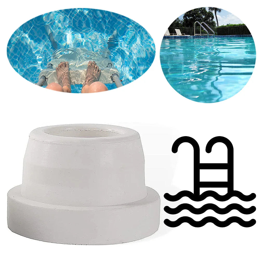 Pool Ladder Rubber Bumper Caps – Universal Fit, 1 or 2 Pack Peaceful Pleasures Health and Wellness