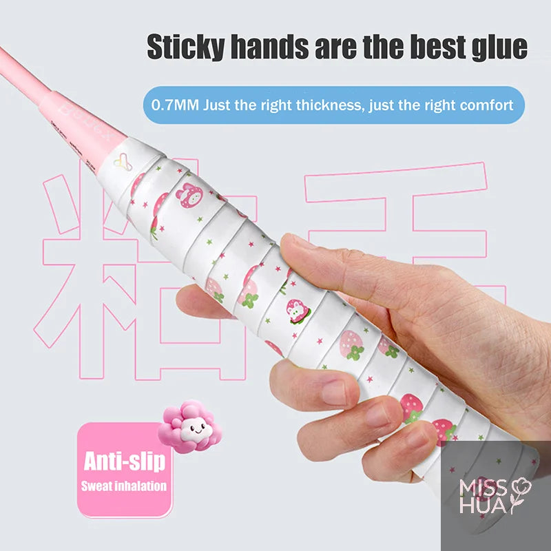 Sakura Grip Tape for Tennis & Badminton – Non-Slip, Sweat-Absorbing