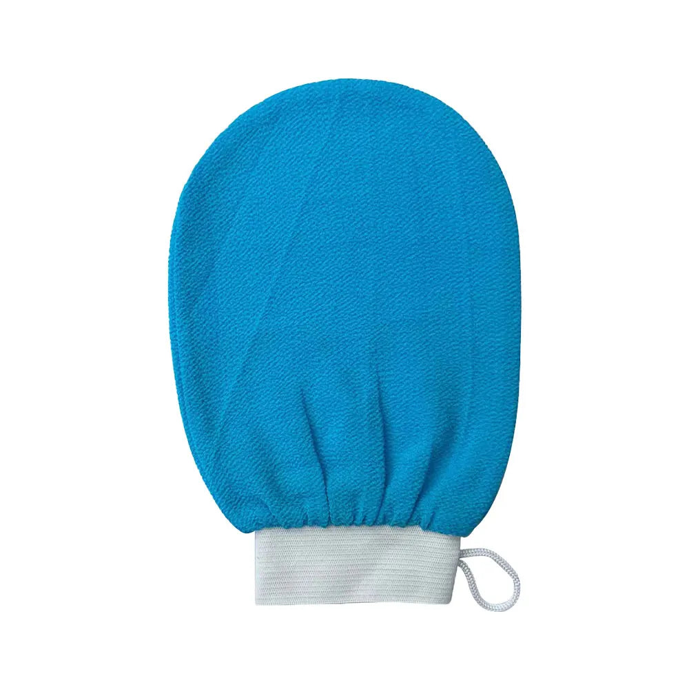 Exfoliating Shower Gloves Painless Remove Dead Skin Scrub Body Korean Massage Mitt For Shower Spa Massage Body Scrub Peaceful Pleasures Health and Wellness Blue